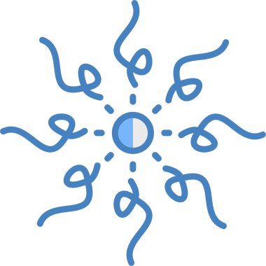 Çizgi film simgesinin vektör illüstrasyonu