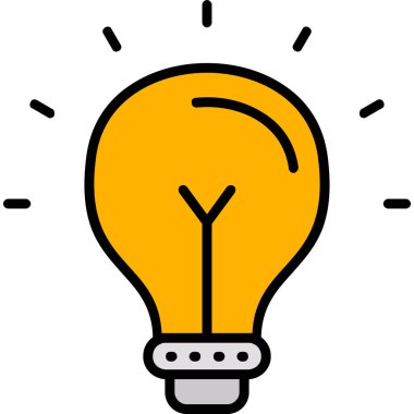 ampul ışık fikir simgesi
