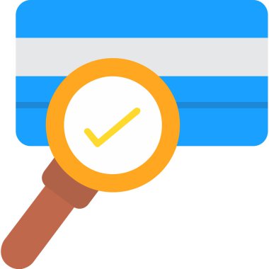 İşaretleme simgesi vektör illüstrasyonunu kontrol et