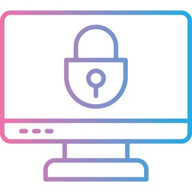 İnternet web simgesi basit illüstrasyon