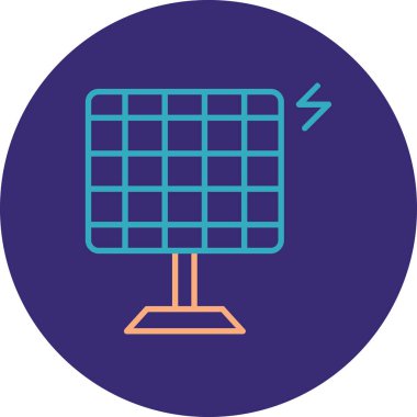 Güneş enerjisi. Basit resimleme