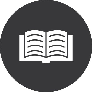 kitap simgesi vektör illüstrasyonu