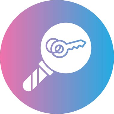 anahtar simgesi, vektör illüstrasyonu