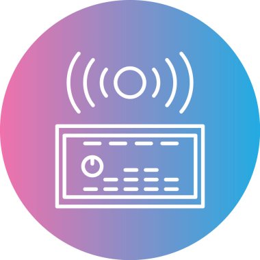 Vektör müzik simgesi illüstrasyonu