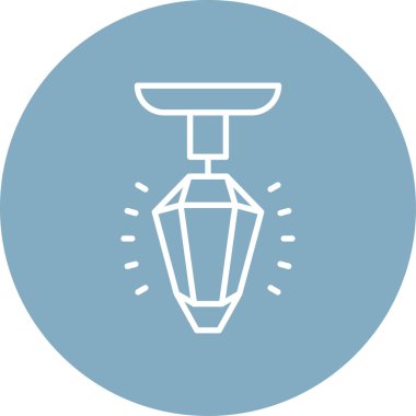 Fener simgesinin vektör illüstrasyonu