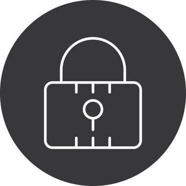 ikon vektör illüstrasyonunu kilitle