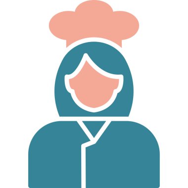 Şef Avatar karakter vektör çizimi grafik tasarımı