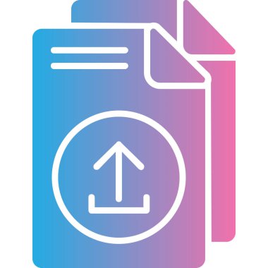 Belge. Web simgesi basit illüstrasyon