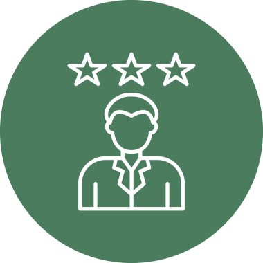 kullanıcı vektör simgesi beyaz arkaplanda izole edildi. kullanıcı simgesi