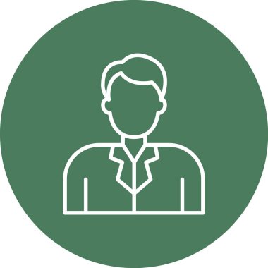 man simgesi vektör illüstrasyonu