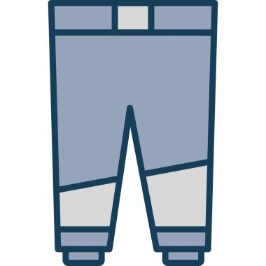 Şort. Web simgesi basit illüstrasyon