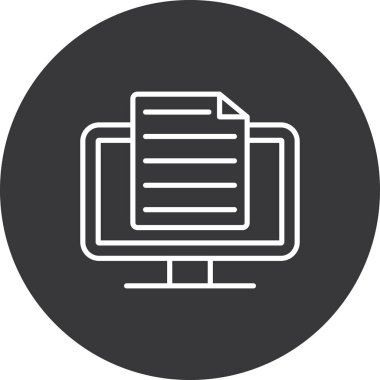 Seo modern simgesinin vektör illüstrasyonu, seo sayfa simgesi