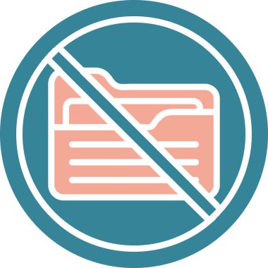 Belge. Web simgesi basit illüstrasyon