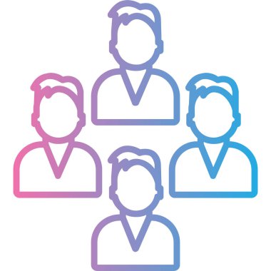 iş simgesi soyut arkaplanda izole edildi