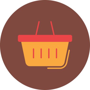 Alışveriş arabası vektör simgesi