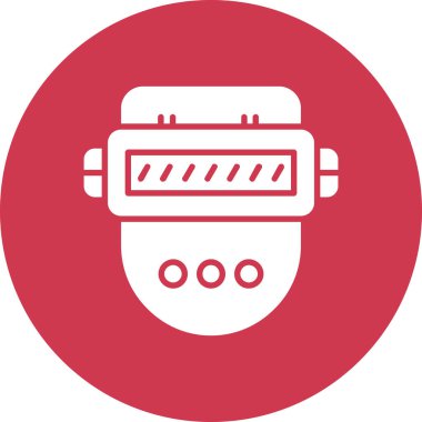 elektrik güç dolgu simgesi ana hat biçiminde