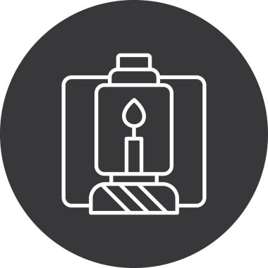 El fenerinin vektör illüstrasyonu, simge