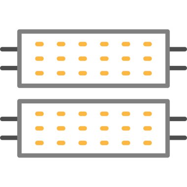 vektör sunucu illüstrasyonu
