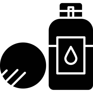 Bir damla simgesinin vektör illüstrasyonu