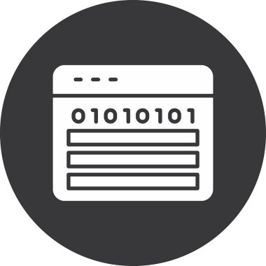 ana hat biçiminde kod kodlama simgesi