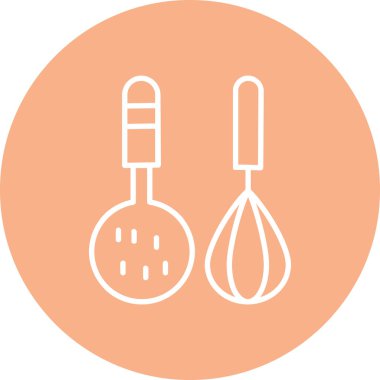 yemek pişirme, web simgesi vektör illüstrasyonu