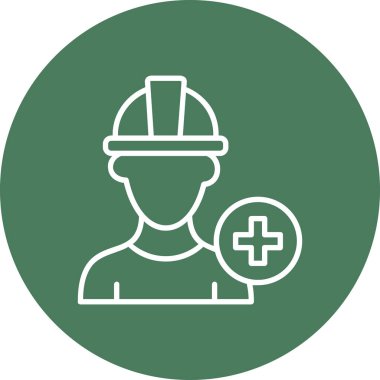 Mühendis. Web simgesi basit illüstrasyon