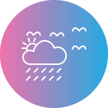 gökkuşağı simgesi modayla izole edilmiş arkaplan