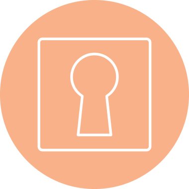 Anahtar. Web simgesi basit illüstrasyon