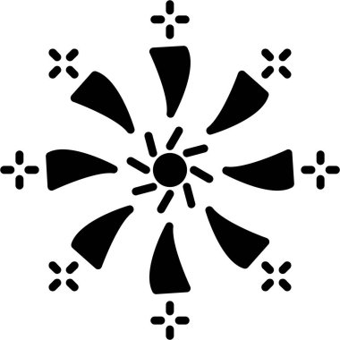 Kar tanesi. Web simgesi basit tasarım