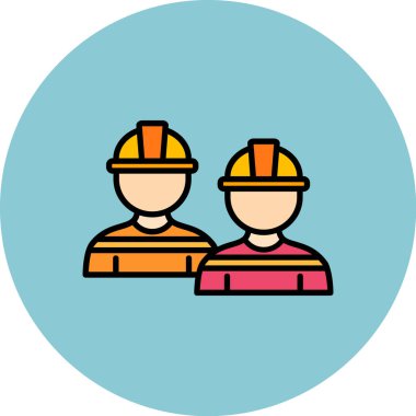 Mühendis simgesi vektör çizimi