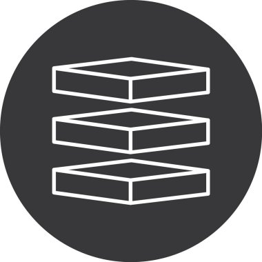 Modern yapı simgesinin vektör illüstrasyonu