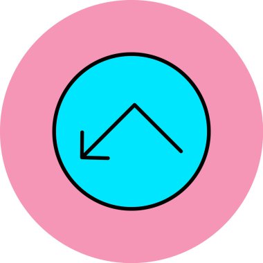 ok simgesi vektör illüstrasyonu