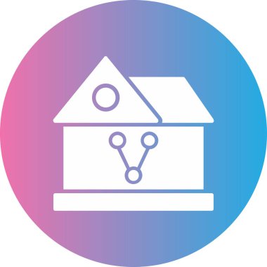 Ev simgesi vektör illüstrasyonu