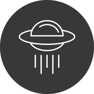 vektör ay simgesi illüstrasyonu