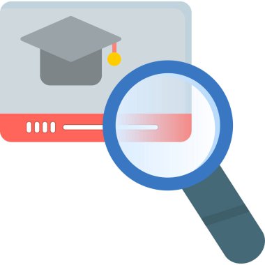 Eğitim simgesi, vektör illüstrasyonu