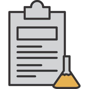 dosya belgesi simgesi, vektör illüstrasyonu