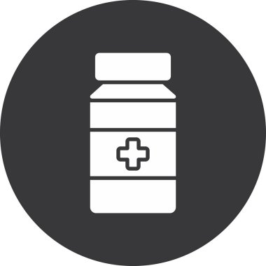 Modern b 'nin vektör illüstrasyonu simge tıbbından yoksun