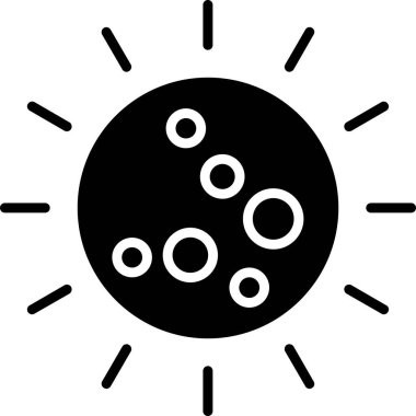 Güneş Simgesi Vektör illüstrasyonu