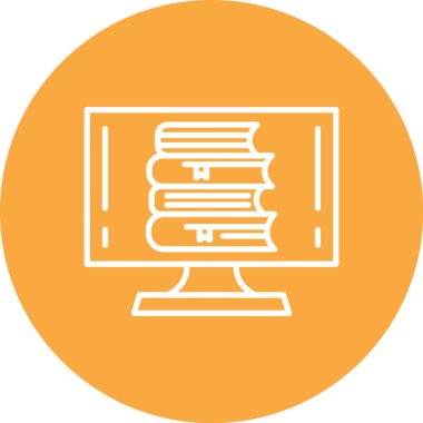 kitap simgesi, vektör illüstrasyonu