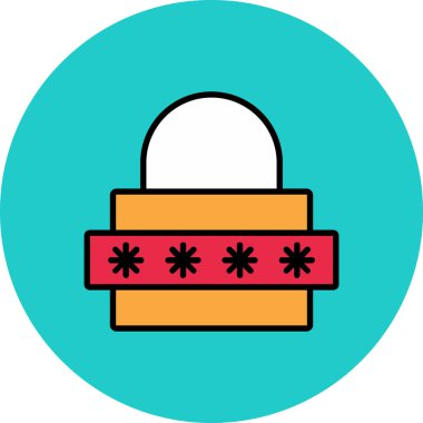 Bir noel ağacının vektör çizimi