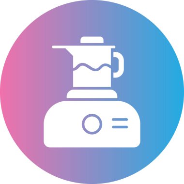 Çaydanlık. Web simgesi basit illüstrasyon