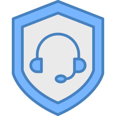 ikon vektör illüstrasyonunu destekle