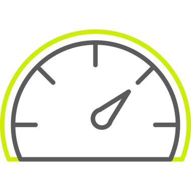 metre simgesi, vektör illüstrasyonu