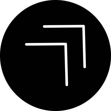 Modern bir simgenin vektör illüstrasyonu