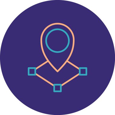 seo modern simgesinin vektör illüstrasyonu