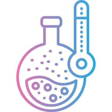 kimyasal şişesi kutsal kişilerin resmi, vektör çizim