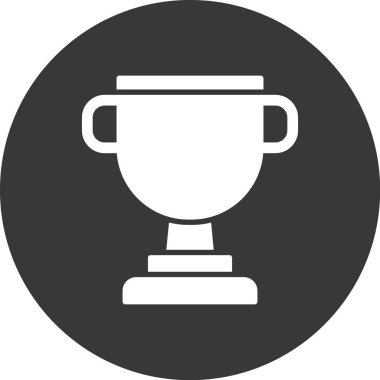 Kupa. Web simgesi basit tasarım