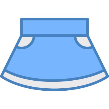 giysi bezi simgesi, vektör illüstrasyonu