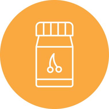 şişe vektör resimleme simgesi