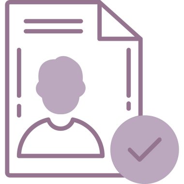 Hesap kartı simgesi ile doldurulmuş dış hat biçimi